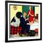 "Dr. and the Dog", November 21, 1953-Richard Sargent-Framed Giclee Print