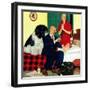 "Dr. and the Dog", November 21, 1953-Richard Sargent-Framed Premium Giclee Print