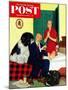 "Dr. and the Dog" Saturday Evening Post Cover, November 21, 1953-Richard Sargent-Mounted Giclee Print