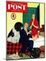 "Dr. and the Dog" Saturday Evening Post Cover, November 21, 1953-Richard Sargent-Mounted Premium Giclee Print