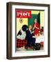 "Dr. and the Dog" Saturday Evening Post Cover, November 21, 1953-Richard Sargent-Framed Giclee Print