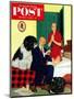 "Dr. and the Dog" Saturday Evening Post Cover, November 21, 1953-Richard Sargent-Mounted Giclee Print