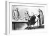 Dr Arbuthnot and Count Viviani in Button's coffee house-William Hogarth-Framed Giclee Print