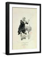 Dr Bartolo, from the Opera "The Barber of Seville" by Rossini-Emile Antoine Bayard-Framed Giclee Print