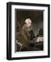 Dr. Benjamin Rush at His Desk-null-Framed Giclee Print