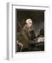 Dr. Benjamin Rush at His Desk-null-Framed Giclee Print