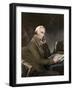 Dr. Benjamin Rush at His Desk-null-Framed Giclee Print