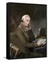 Dr. Benjamin Rush at His Desk-null-Framed Stretched Canvas