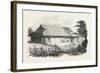 Dr Bettelheim's Residence, Loo Choo, Chinese Seas. Loo-Choo Islands, Ryukyu Islands, 1851-null-Framed Giclee Print