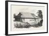 Dr Bettelheim's Residence, Loo Choo, Chinese Seas. Loo-Choo Islands, Ryukyu Islands, 1851-null-Framed Giclee Print