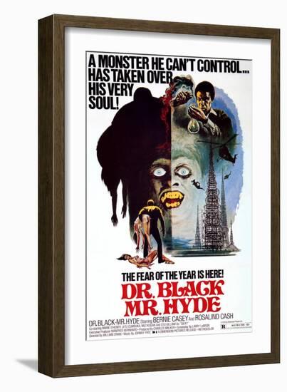 Dr. Black, Mr. Hyde, Bernie Casey, 1976-null-Framed Art Print