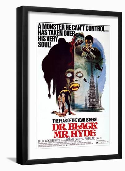 Dr. Black, Mr. Hyde, Bernie Casey, 1976-null-Framed Art Print