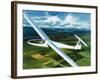 Dr. Brennig James, the First British Pilot to Fly 500 Miles in a Glider-Wilf Hardy-Framed Giclee Print