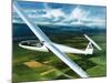 Dr. Brennig James, the First British Pilot to Fly 500 Miles in a Glider-Wilf Hardy-Mounted Giclee Print