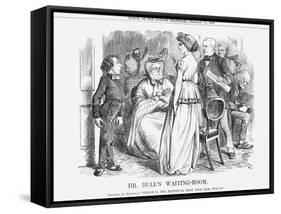 Dr. Bull's Waiting-Room, 1868-John Tenniel-Framed Stretched Canvas