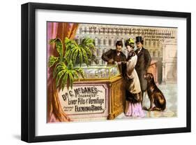 Dr. C Mclane's Celebrated Liver Pills and Vermifuge-null-Framed Art Print