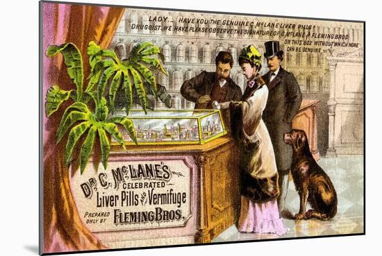 Dr. C Mclane's Celebrated Liver Pills and Vermifuge-null-Mounted Art Print