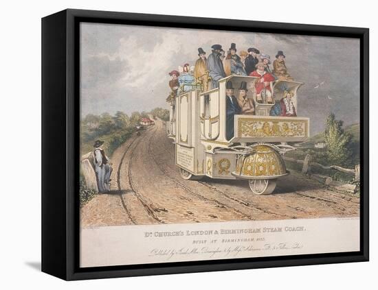 Dr Church's London and Birmingham Steam Coach, 1833-Josiah Allen-Framed Stretched Canvas