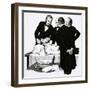 Dr. Crawford Long Reders a Student Unconscious Before Performing an Operation-null-Framed Giclee Print