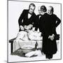 Dr. Crawford Long Reders a Student Unconscious Before Performing an Operation-null-Mounted Giclee Print