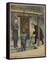 Dr Crippen He is Hanged at Pentonville Prison London-null-Framed Stretched Canvas