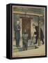 Dr Crippen He is Hanged at Pentonville Prison London-null-Framed Stretched Canvas