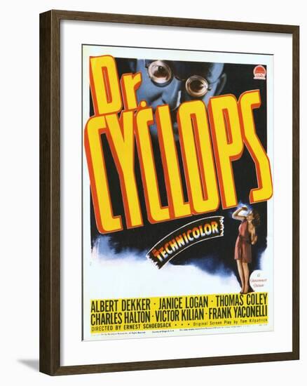 Dr. Cyclops, Albert Dekker, Janice Logan, 1940-null-Framed Art Print