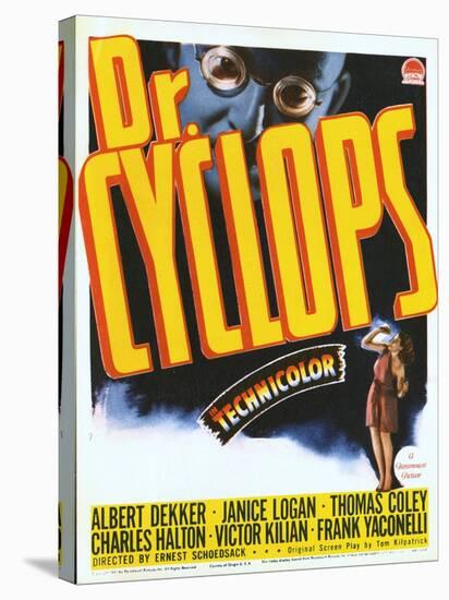 Dr. Cyclops, Albert Dekker, Janice Logan, 1940-null-Stretched Canvas