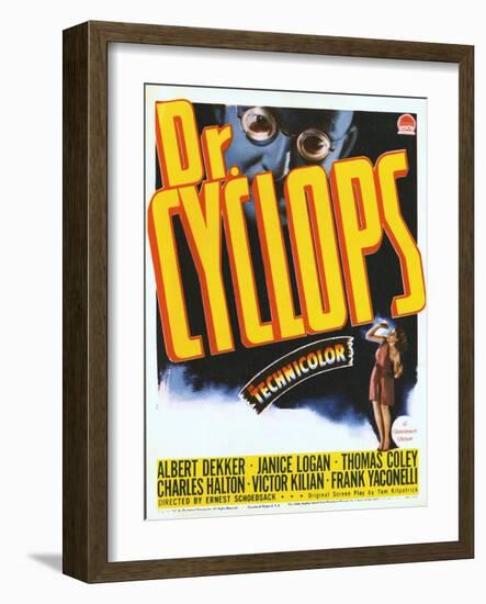 Dr. Cyclops, Albert Dekker, Janice Logan, 1940-null-Framed Art Print