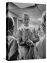 Dr. Denton A. Cooley, Chief Heart Surgeon at the St. Luke's Episcopal Hospital-Ralph Morse-Stretched Canvas