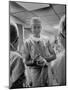 Dr. Denton A. Cooley, Chief Heart Surgeon at the St. Luke's Episcopal Hospital-Ralph Morse-Mounted Photographic Print