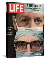 Dr. Denton Cooley and Dr. Michael Debakey, April 10, 1970-Ralph Morse-Stretched Canvas