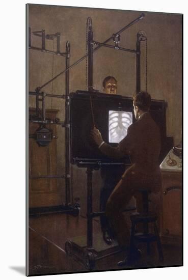 Dr Diocles' Radio Stereoscope Presents 3-D Image of the Subject-G. Dutrier-Mounted Art Print