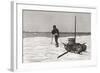 Dr. Douglas Mawson Arriving Back Too Late for His Ship the Sy Aurora, During His Australasian…-null-Framed Giclee Print