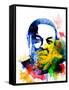 Dr. Dre Watercolor-Jack Hunter-Framed Stretched Canvas