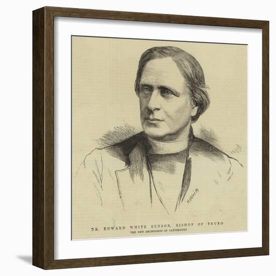 Dr Edward White Benson, Bishop of Truro-null-Framed Giclee Print