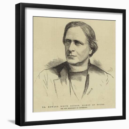 Dr Edward White Benson, Bishop of Truro-null-Framed Giclee Print