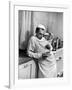 Dr. Ernest Ceriani in a State of Exhaustion, Having a Cup of Coffee in the Hospital Kitchen at 2 AM-W^ Eugene Smith-Framed Photographic Print