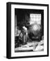 Dr Faustus in His Study-Rembrandt van Rijn-Framed Giclee Print