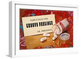 Dr. Feelgood's Trippy Pills-null-Framed Art Print