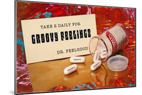 Dr. Feelgood's Trippy Pills-null-Mounted Art Print