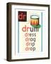 DR for Drum-null-Framed Art Print
