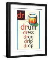 DR for Drum-null-Framed Art Print