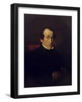 Dr. Frederick Septimus Leighton (1800-92), C.1850-Frederic Leighton-Framed Giclee Print