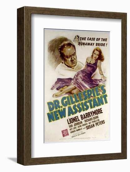 Dr. Gillespie's New Assistant, Lionel Barrymore, Susan Peters, 1942-null-Framed Photo