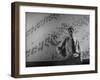 Dr. Glenn T. Seaborg, Standing in Front of a Map of the Laboratory-null-Framed Photographic Print