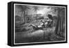 Dr Graham Shot in His Buggy by the Sealkote Mutineers, 1857-null-Framed Stretched Canvas