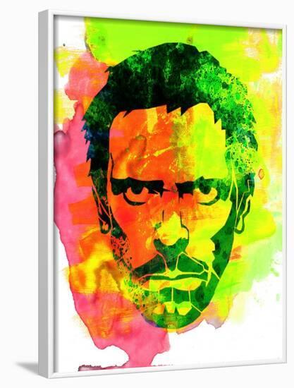 Dr. Gregory House Watercolor-Lora Feldman-Framed Art Print