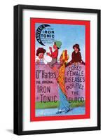 Dr. Harter's Iron Tonic-null-Framed Art Print