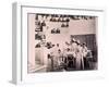 Dr. Harvey Cushing in the Operating Theater with an Audience of Physicians, 1910-null-Framed Photo